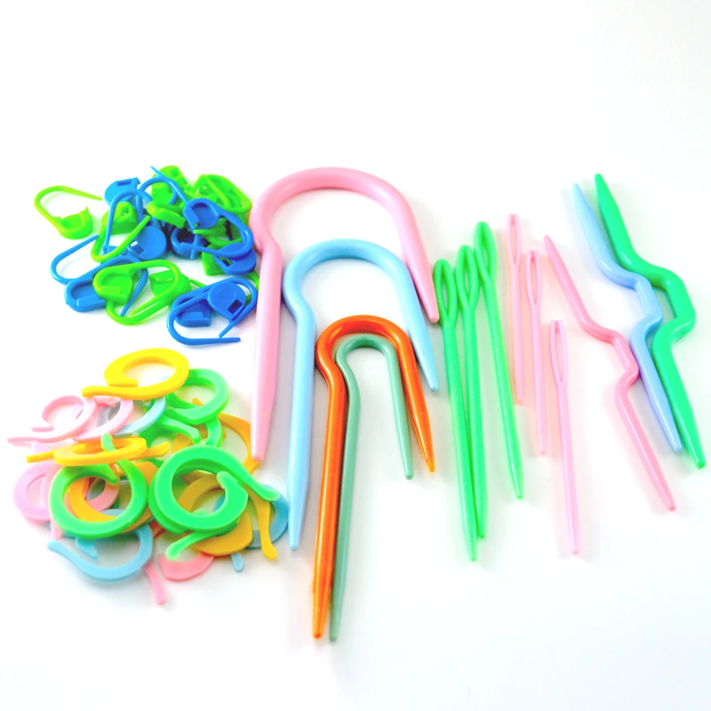 Пластиковые маркеры для вязания 5 комплектов|needle fish|craft tiecraft technique |