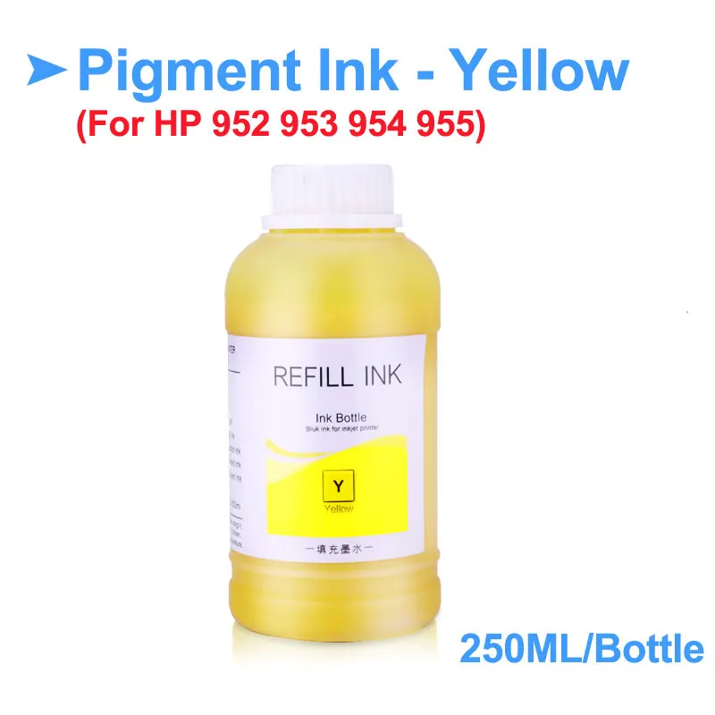 4x250 мл с пигментными контейнер с чернилами для hp Officejet 7740 8210 8710 8720 8725 8730 8740 струйные принтеры для hp 952 953 954 955 пигментные чернила