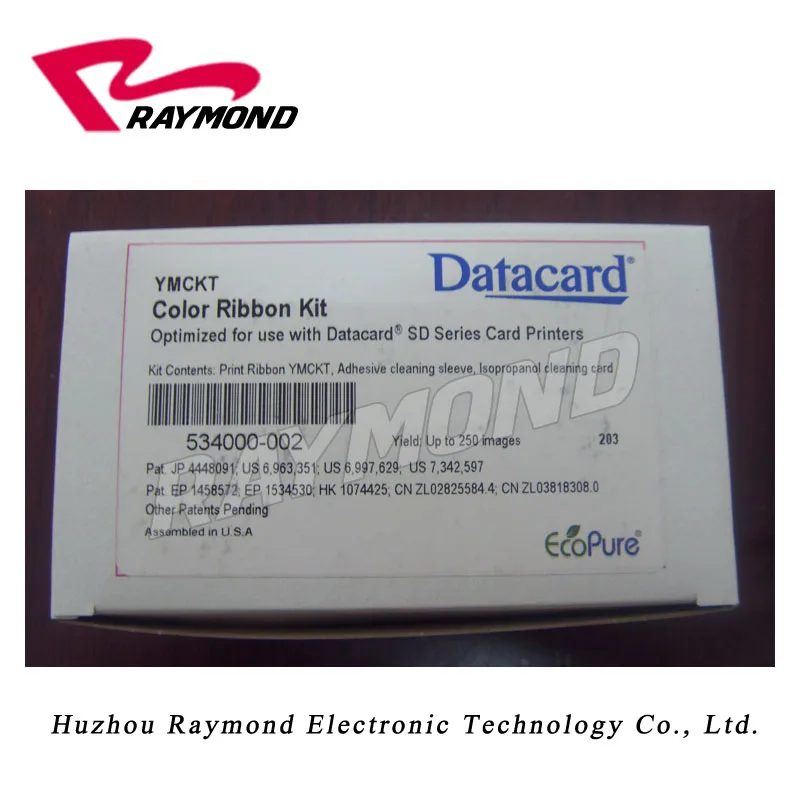Карточный принтер Datacard SP25 и Plus SP35 SP55 SP75 SD260 SD360 534000 002 цветная лента набор для