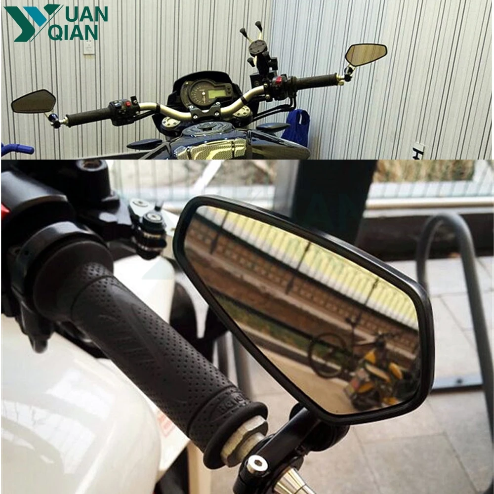 Боковые зеркала заднего вида для мотоцикла аксессуары скутера Yamaha fz1 fz6r fz8 xj6 r6 r1