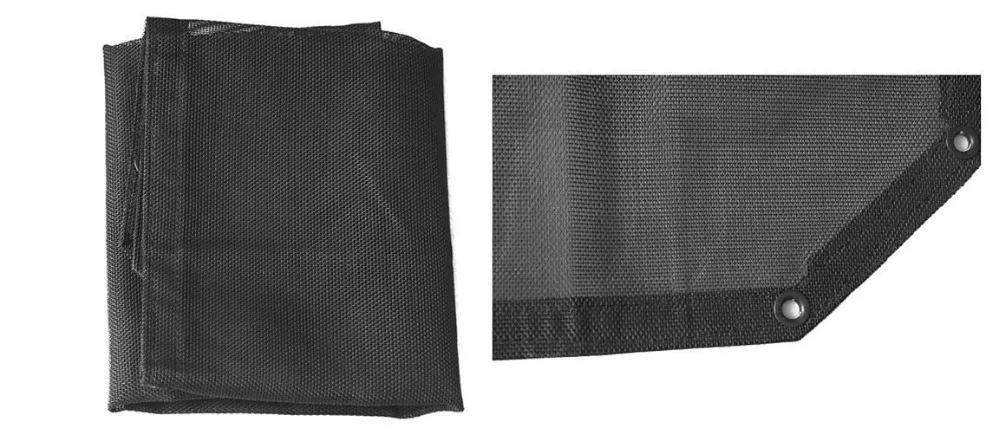 Новый сетчатый солнцезащитный козырек с УФ защитой черный для Jeep Wrangler JK JKU и Unlimited