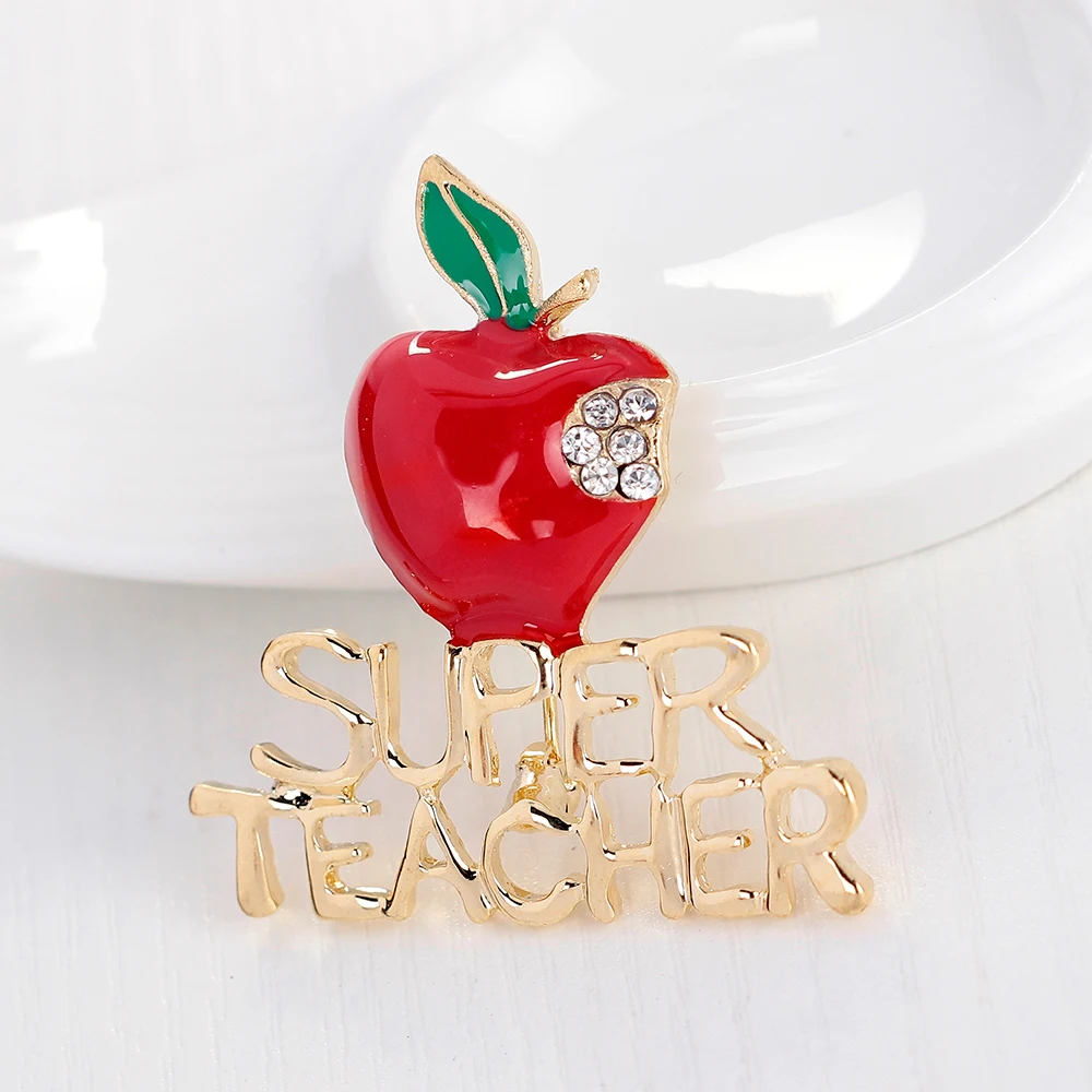 1 шт. эмалированная брошь в виде фрукта|super teacher brooch|teacher broochbest brooches |