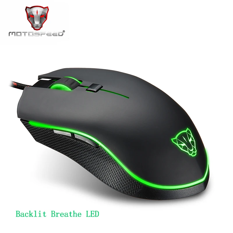 Программируемая игровая мышь Motospeed V40 4000 DPI USB для ноутбуков и ПК|Мыши| |