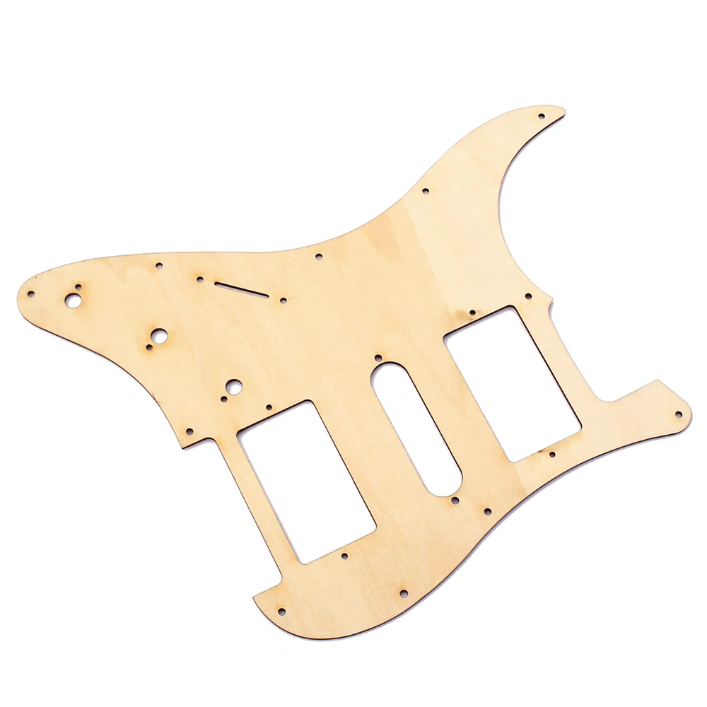 HSH деревянная Гитара Pickguard из кленового дерева с декоративным цветочным узором