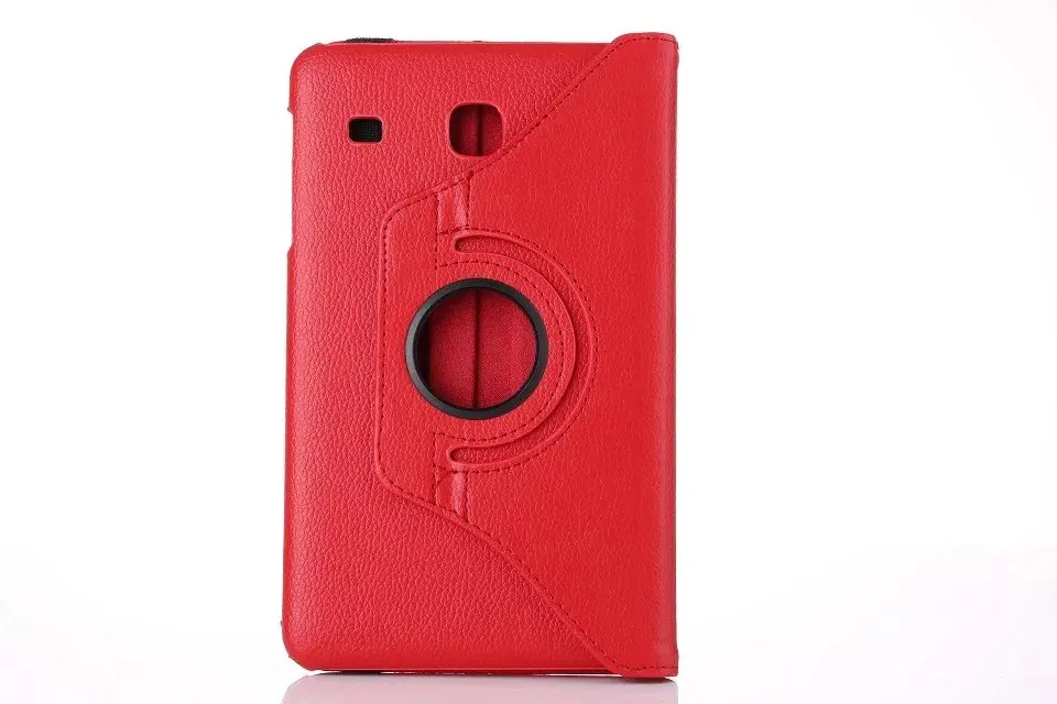 red Funda Capa Tab A6 7,0 T285 чехол для samsung Galaxy Tab A 7,0 SM-T280 SM-T285 360 Вращающаяся подставка чехол для планшета - Цвет: red