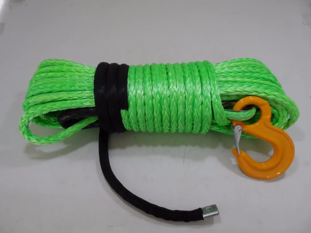

Green 12mm*30m Replacement Synthetic Rope for Winch,ATV Winch Cable,Plasma Rope,Off Road Rope