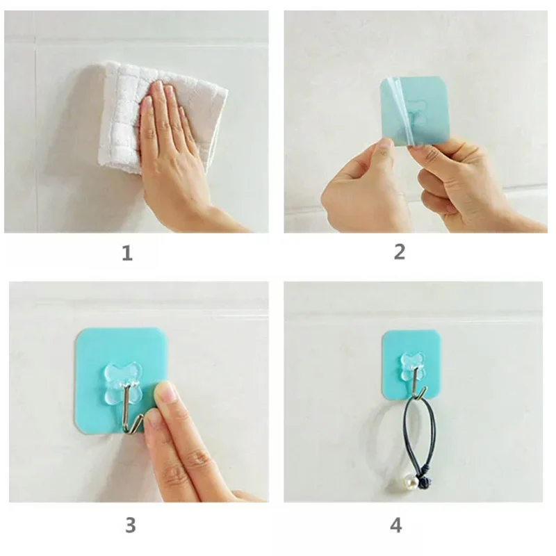 Полки для ванной комнаты кухонный Органайзер вешалка самоклеющиеся Крючки