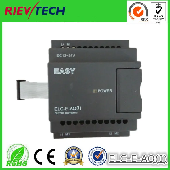 XLogic Micro PLC (модуль расширения аналогового выхода серии ELC 18) E AQ I| |