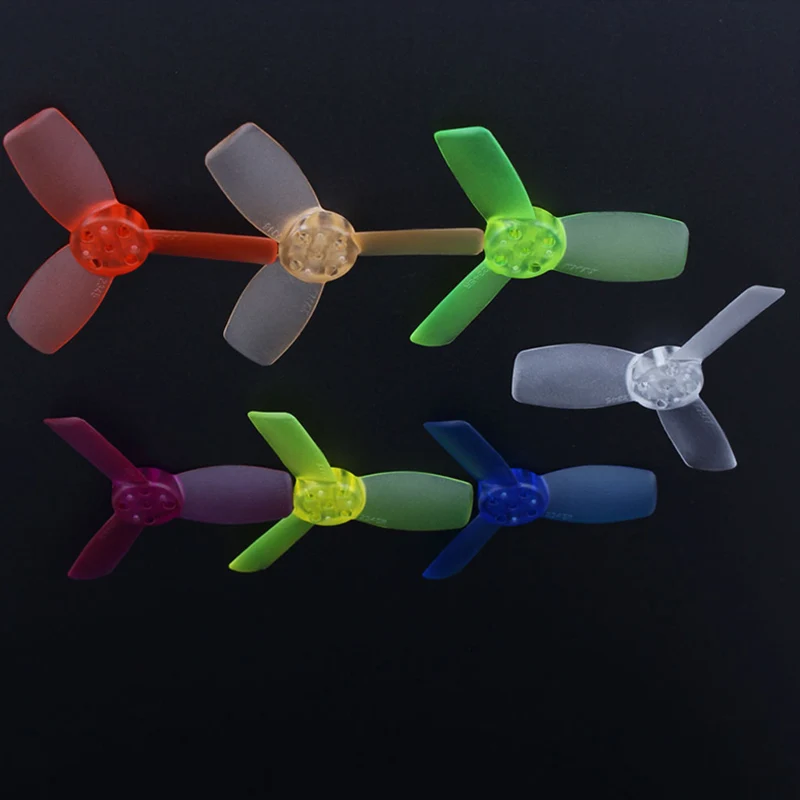 Aerops 10 Pairs Emax T2345 Prop 2.3x4.5 Inch 48mm Bullnose Transparent 3-Blade CW CCW 2345 Propeller For Babyhawk RC drone | Игрушки и