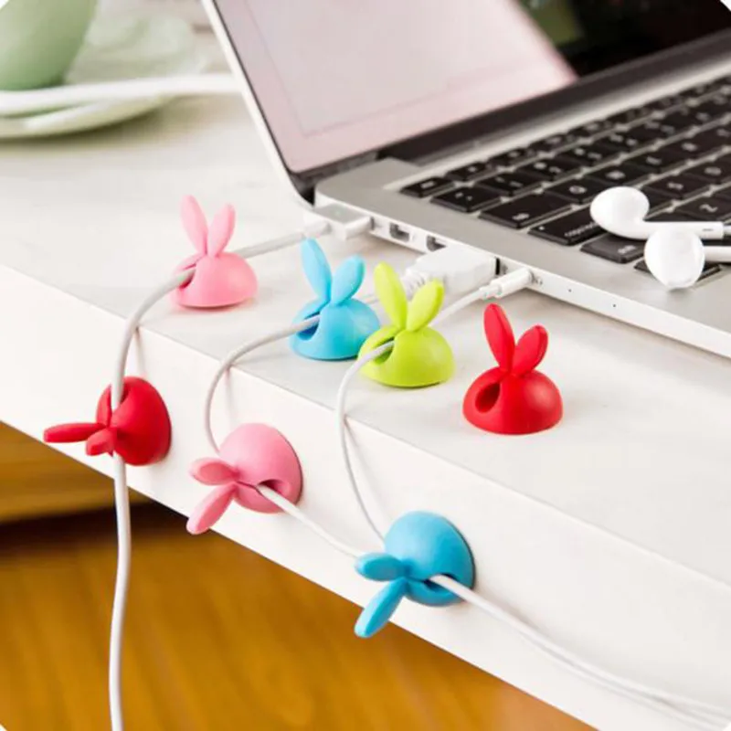 Зажим для кабеля стол аккуратный провод капля свинец USB зарядное устройство шнур держатель Безопасности стол для хранения дома и офиса
