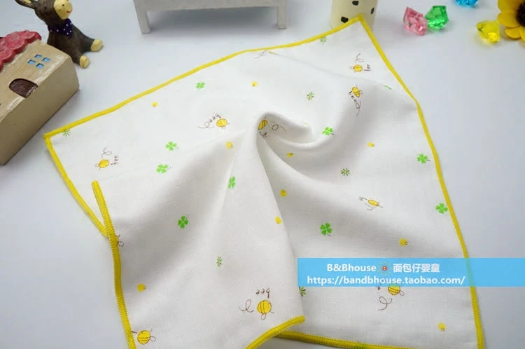 11Baby Burp Cloths Organic cotton gauze Muslin activity baby bib bandanas Baby Bibs soft breathable Newborns Towel scarf |