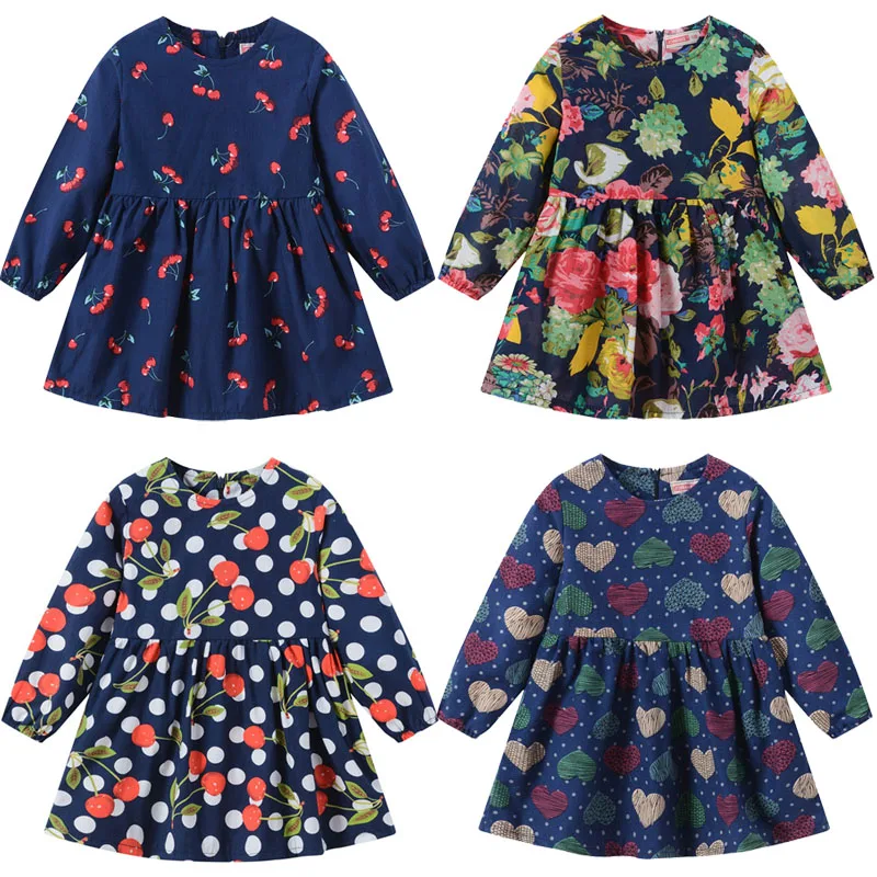 2019 Summer Children's Casual Dresses 2 3 4 5 6 years Kids Print Party Dress Baby Girl Birthday Vestidos For Girls Clothes | Детская