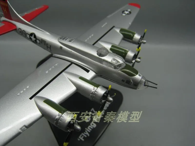 ATLAS 1/144 масштаб военная модель игрушки Второй мировой войны USAF B-17 летающая крепость бомбардировщик литой металлический самолет модель игрушки для коллекции
