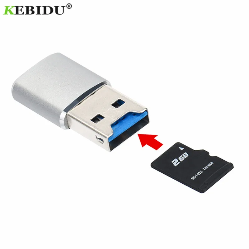 Kebidu Mini TF CTG устройство для чтения карт памяти USB 3 0 5 Гбит/с Micro подходит карты SD/SDXC