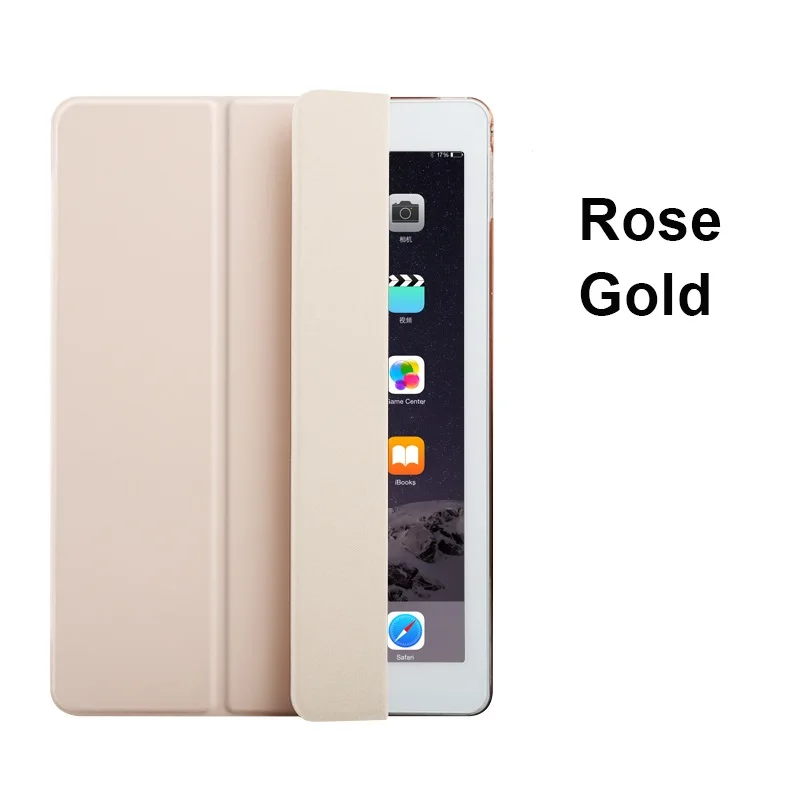 Ультратонкий легкий смарт чехол для iPad mini 4 складной из искусственной кожи с