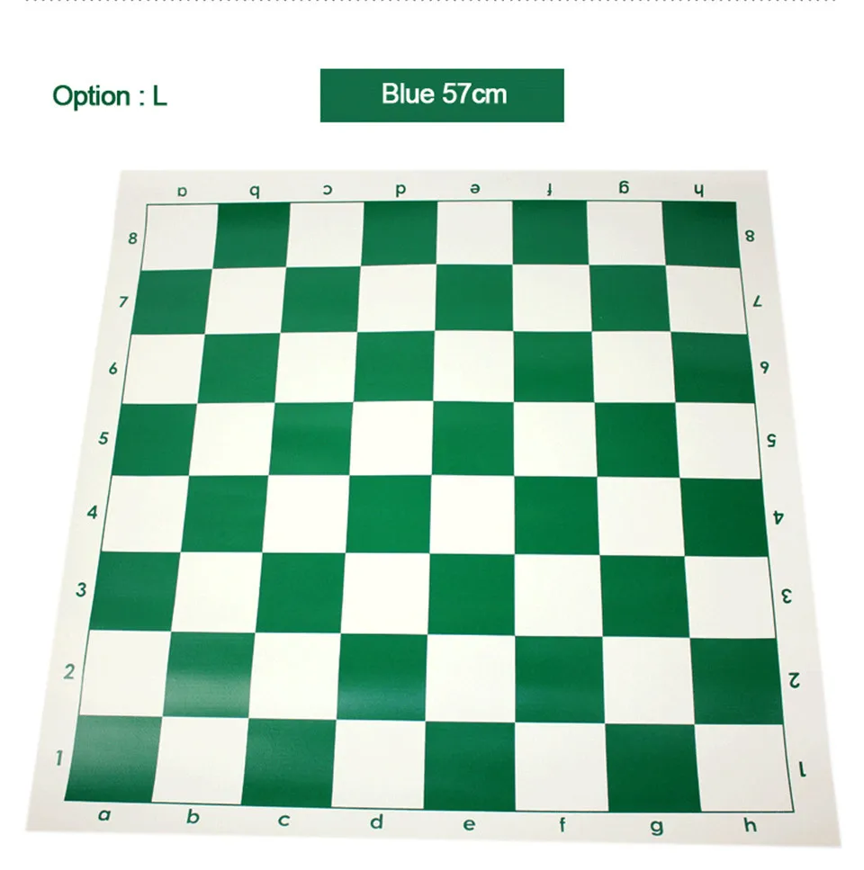 BSTFAMLY Пластик шахматы 35/43/51 см шахматная доска 37/47/57 мм Checker складные шашки доска Международная шахматная доска IB3