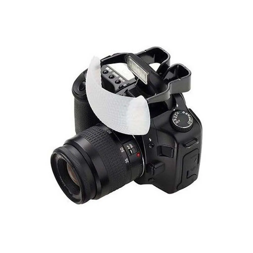 

White Soft Dome Pop-Up Flash Light Bounce Diffuser for Canon Nikon Camera