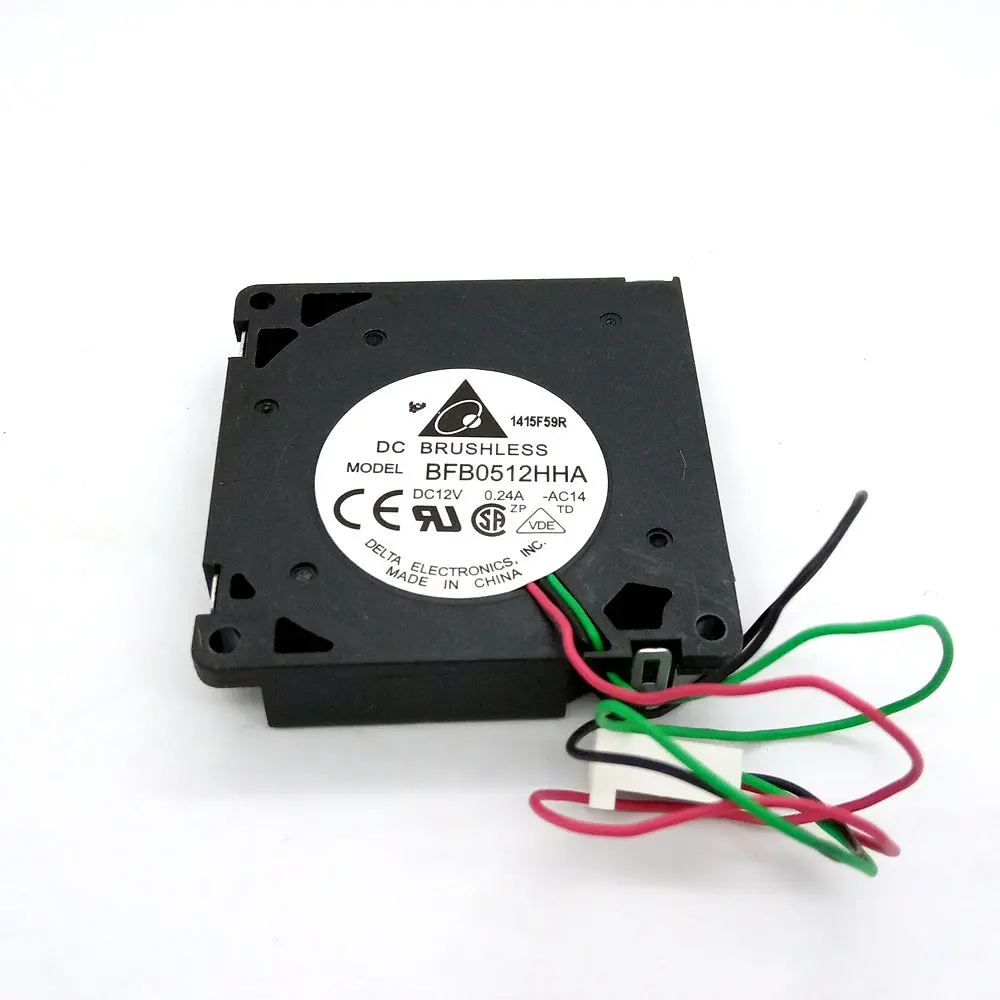 Оригинальный Дельта BFB0512HHA DC12V 0.24A 3 линии компьютера охлаждающий