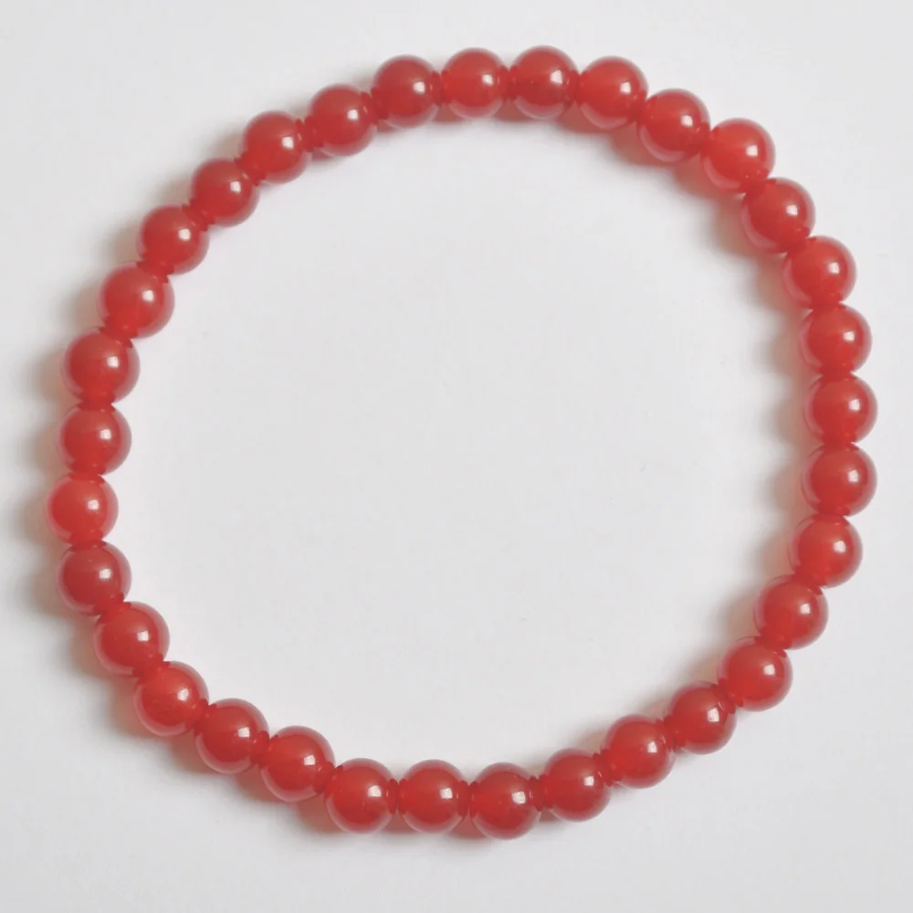 Red Carnelian 6 мм Лабрадорит/Зеленый Малахит/кристалл/Песчаник/Лапис/Сердолик/Howlite/тигровый глаз браслет стрейч-бижутерия в подарок 1 шт - Окраска металла: Red Carnelian