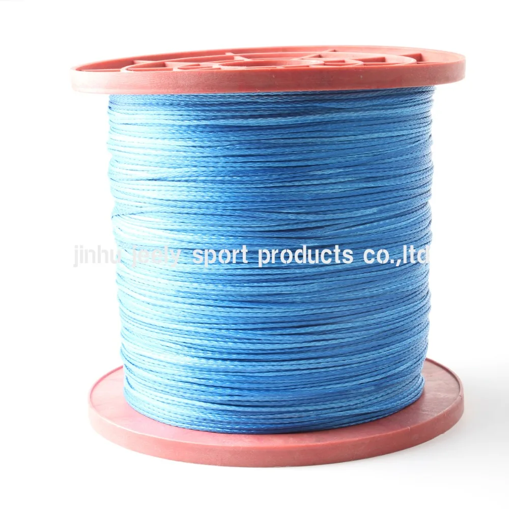 10 м 1500lb 2,5 мм 12 нитей uhmwpe полый плетеный буксировочный трос для вейкбординга