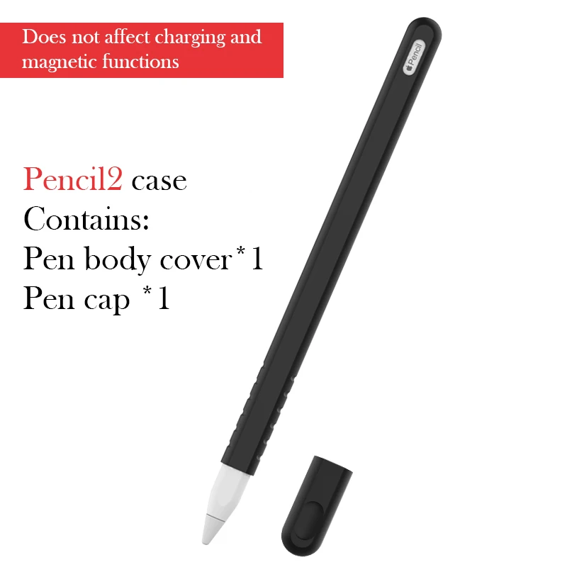 Противоскользящий силиконовый защитный чехол для Apple Pencil аксессуары держатель