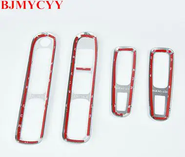 BJMYCYY подходит для peugeot 3008 5008 аксессуары 4 шт./компл. ABS декоративная коробка окна автомобиля подъемник переключатель