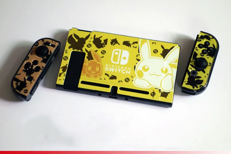 Pokemon 8 Анти-отпечатков пальцев Nintendo Switch Жесткий Тонкий чехол Shell Poke Splatoon 2 протектор для Nintendoswitch перечисленные NS игровой консоли аксессуаров - Цвет: Pokemon 8