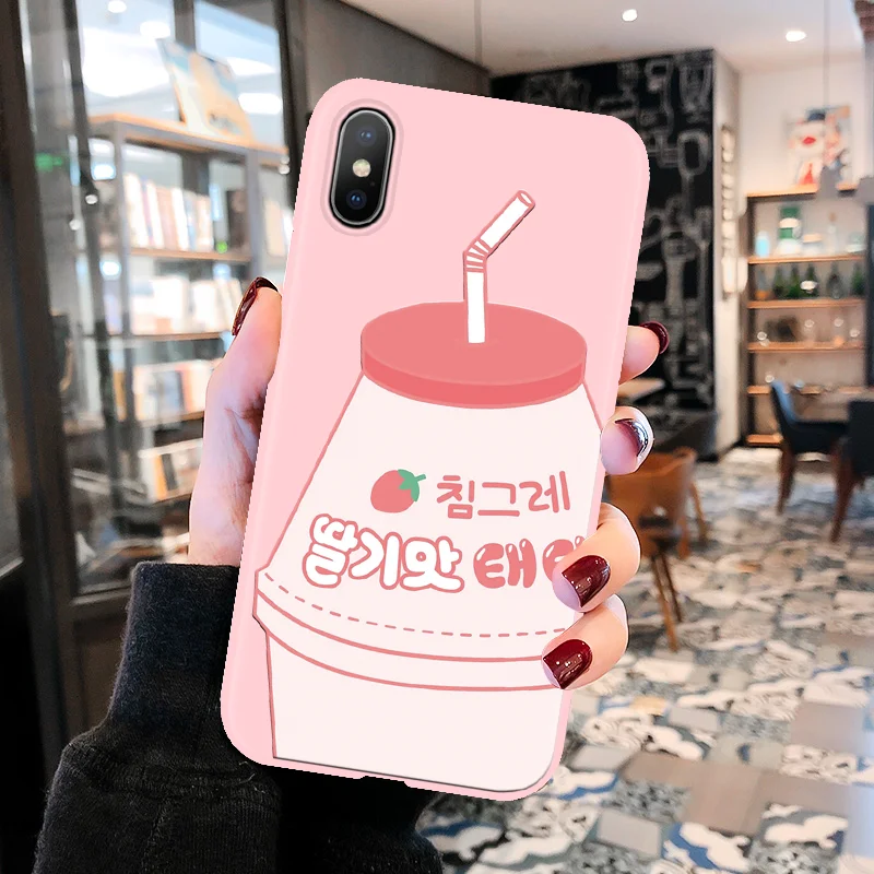 Чехол с мультипликационным французским бульдогом для iPhone 7, 6, 6 S, 8 Plus, Розовый матовый чехол для iPhone XS Max, для iPhone 11 Pro Max, XR X, мягкий чехол из ТПУ