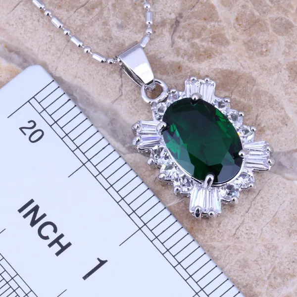 Комплект из кольца и серёг с фианитом 6 / 7 8 9 10 дюймов|silver jewelry set|jewelry setsearring pendant |