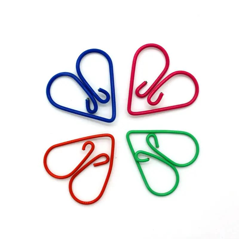 Креативные скрепки для бумаги необычной формы 24 мм Особенности пара подарок