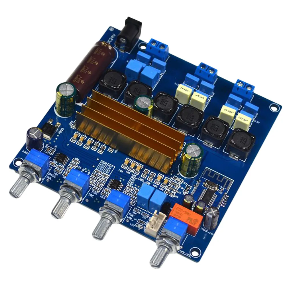 Усилитель AIYIMA 2 1 TPA3116 аудиоплата усилитель Bluetooth 4 100 Вт + 2x50 цифровой Hi Fi мощности