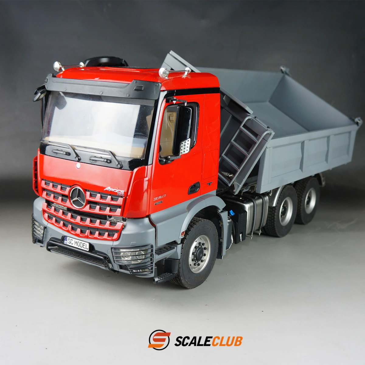 Радиоуправляемая трехполосная головка scaleclub Sika Model Taniya 1/14 3363 3348 Benz AROCS 6X6 | Игрушки