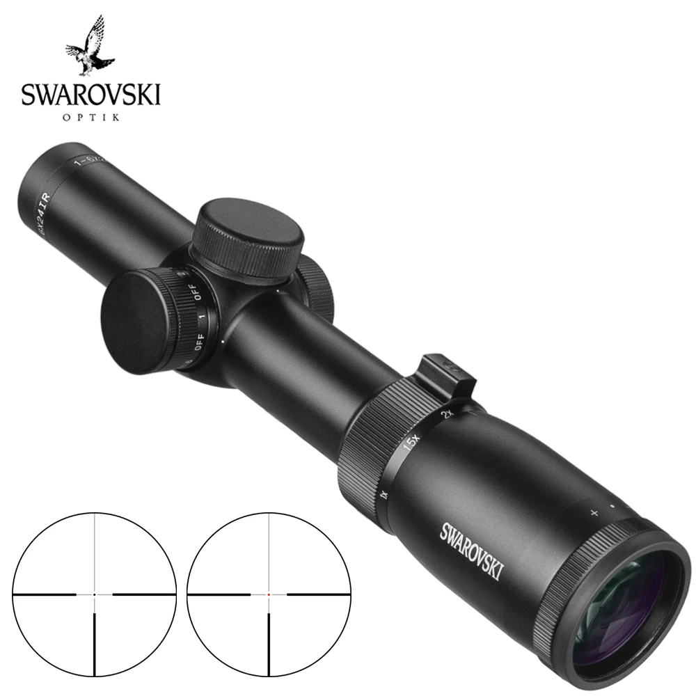 Охотничий Swarovskl 1-6x24 IRZ3 крест пунктуат дифференциации прицел стекло Сетка прицел охотничий прицел