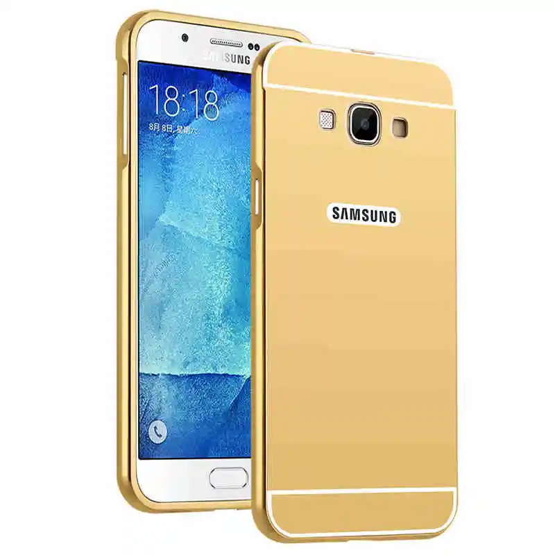 Роскошный зеркальный алюминий чехол для Samsung galaxy J2 Prime металлический бампер Galaxy