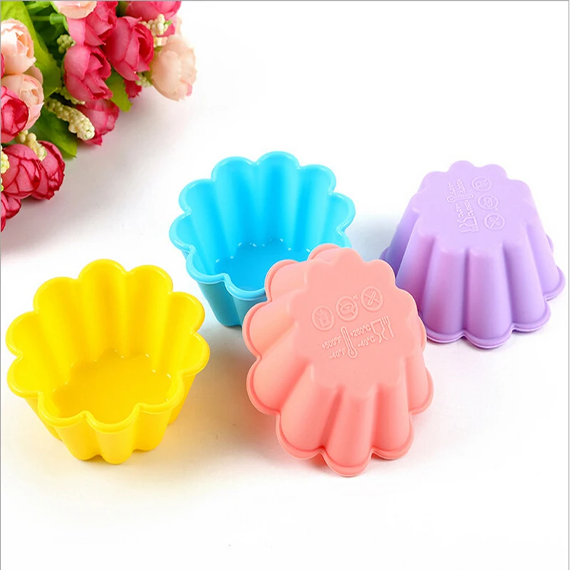 4 шт. силиконовая форма для маффинов 7 см | Дом и сад