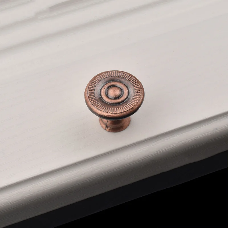 Red Bronze Single KAK 170 мм черные бронзовые золотые ручки из цинкового сплава европейские ручки для дверных шкафов, мебели, ящиков, аппаратных средств для шкафов - Цвет: Red Bronze Single