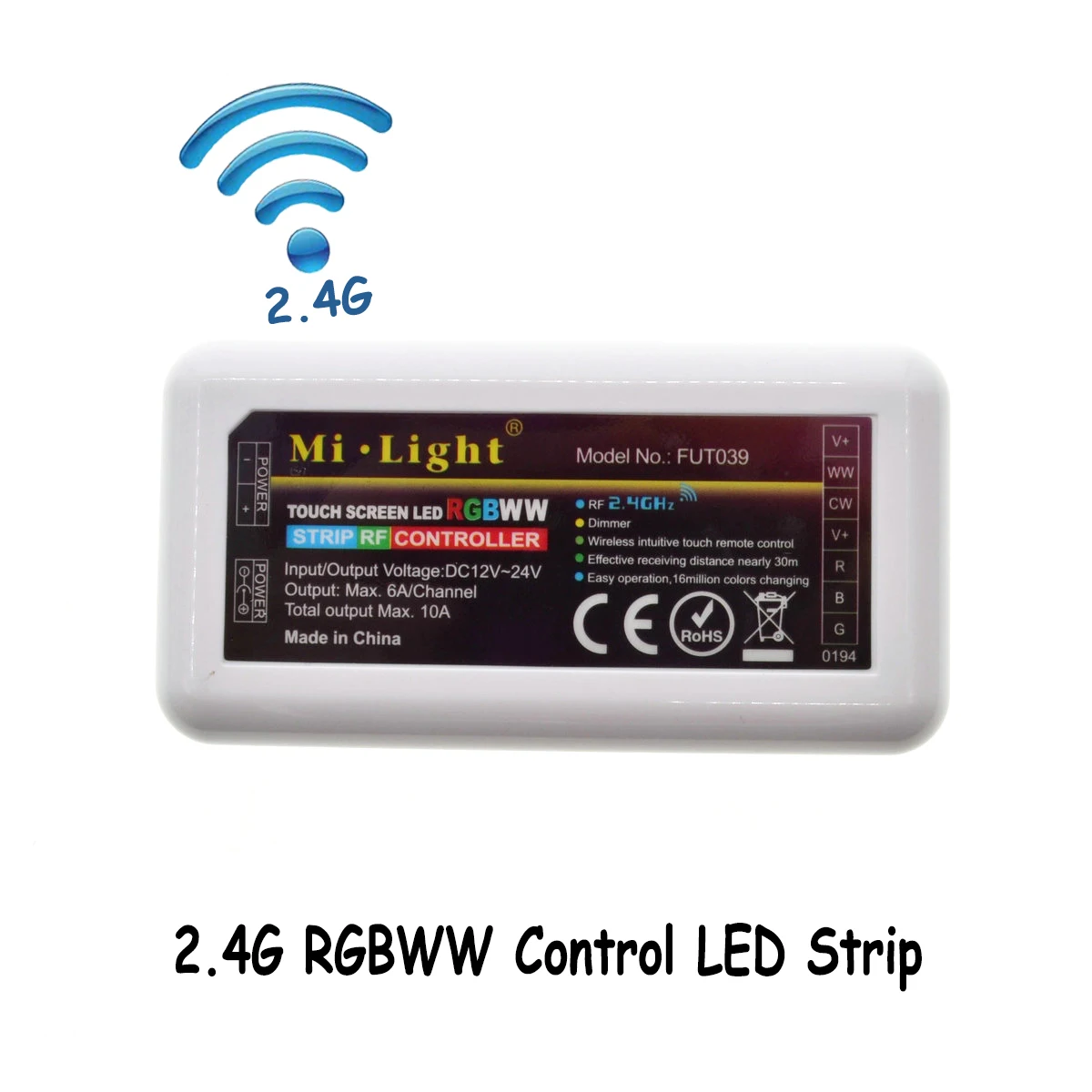 Mi светильник 2 4G RF RGB светодиодный приемник контроллера для DC12-24V светодиодные