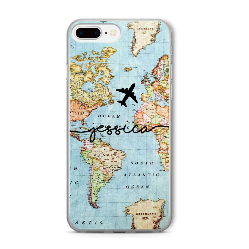 1-Black Text Для iPhone 6 6S XS Max 7 7Plus 8 8Plus 5X11 Pro Max XR персонализированное имя Любовь Корона Единорог Мягкий Прозрачный чехол для телефона - Цвет: 1-Black Text