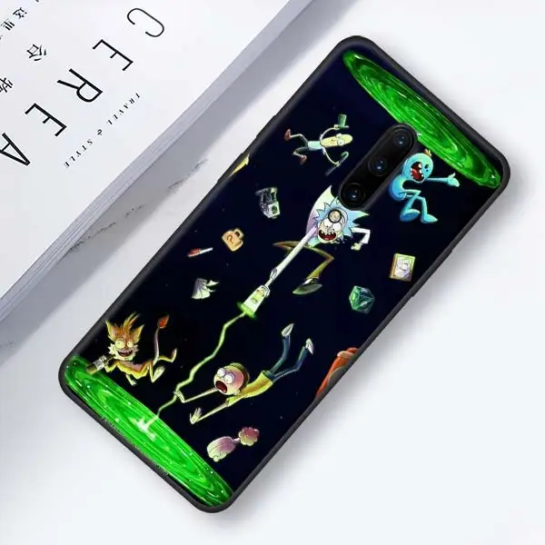 009 Черный чехол s для Oneplus 7 7 Pro 6 6T силиконовый чехол для телефона для Oneplus 7 7Pro Рик и Морти Мягкий чехол из ТПУ Корпус Coque Funda Capa - Цвет: 009