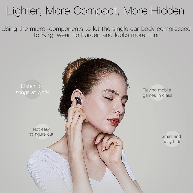 QCY Q29 TWS бизнес bluetooth V4.1 наушники стерео гарнитура беспроводные в ухо геймер с