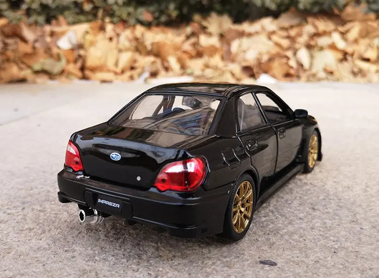 Мы lly 1:24 Su Бару Impreza WRX STI бутик из сплава автомобиль игрушки для детей Детские