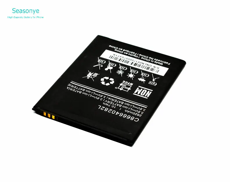 Seasonye 2820mAh / 10.7Wh C866640282L запасной литий ионный аккумулятор для мобильного телефона +