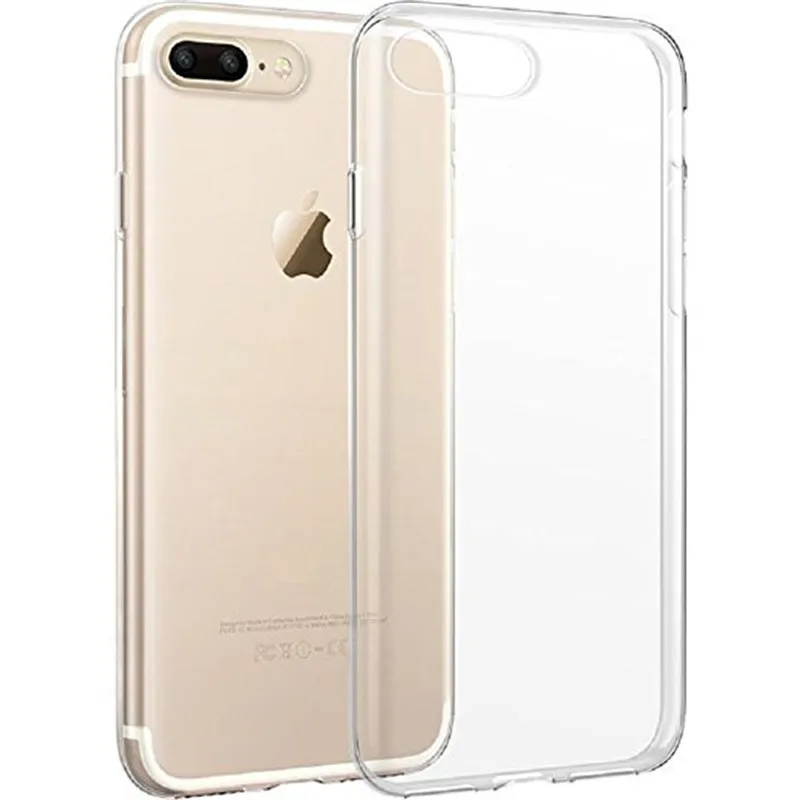 Прозрачный мягкий чехол для iPhone 7 6s 6 Plus 5 5S SE 5c 4 4S гелевый ТПУ силиконовый ультра