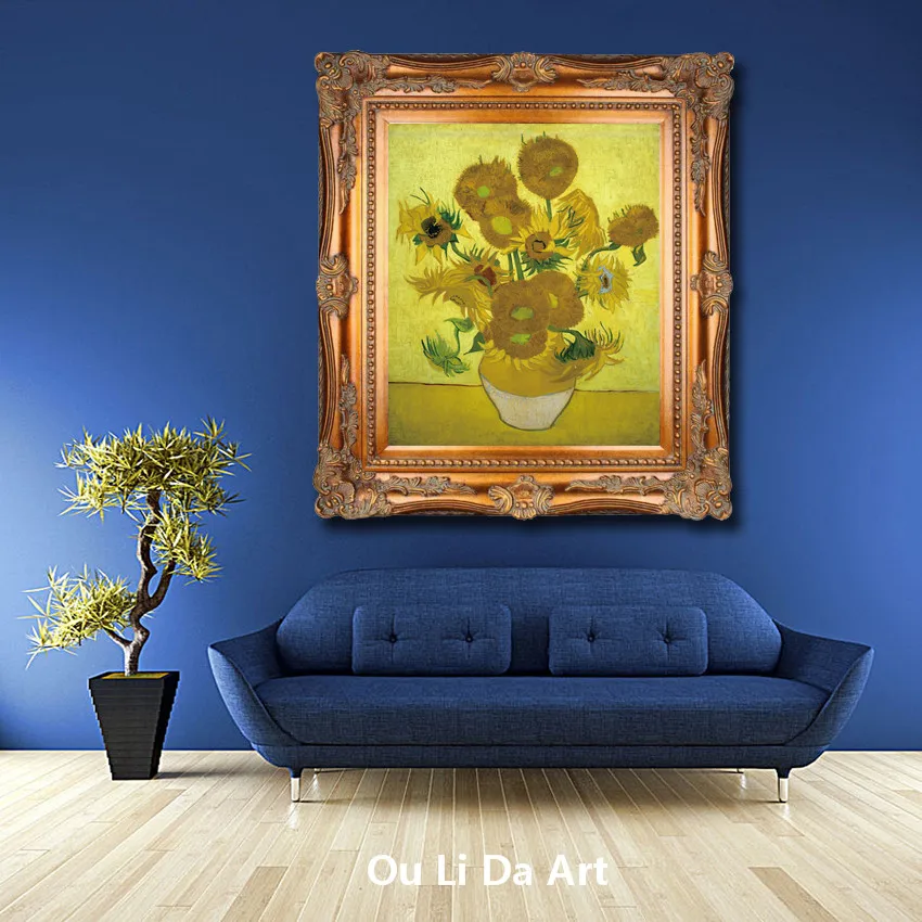 Картина на холсте Подсолнух без рамки|oil painting|canvas printsprint on canvas |