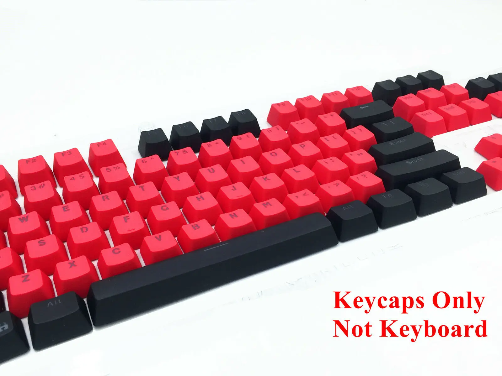 104 клавиш красно-черный PBT с подсветкой Keycap Doubleshot Keycaps ANSI макет OEM профиль для Cherry MX Механическая игровая клавиатура