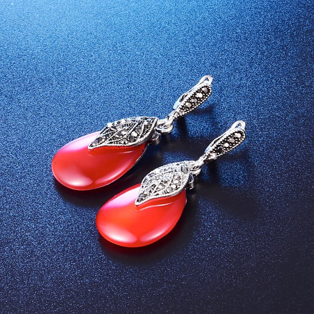 Женский комплект из колье серёг и кольца с опалом|necklace earring ring sets|jewelry sets for womenwedding