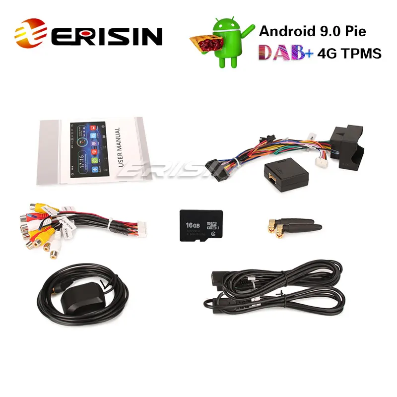 Erisin ES4991V 9 &quotAutorradio Android 0 DAB + Navi OPS для Golf 5 Passat Tiguan Polo Eos Skoda|Автомагнитолы| |