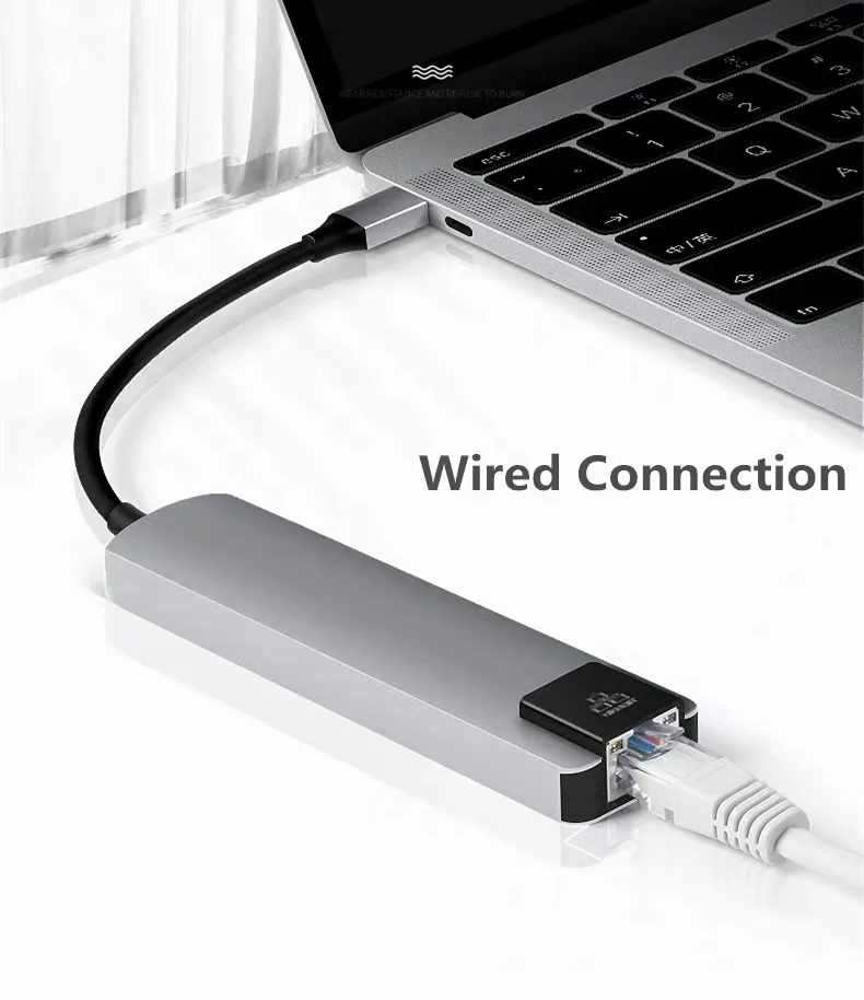 Usb-концентратор Тип C на HDMI портом Thunderbolt 3 адаптер для MacBook samsung Galaxy S10 huawei Коврики 20