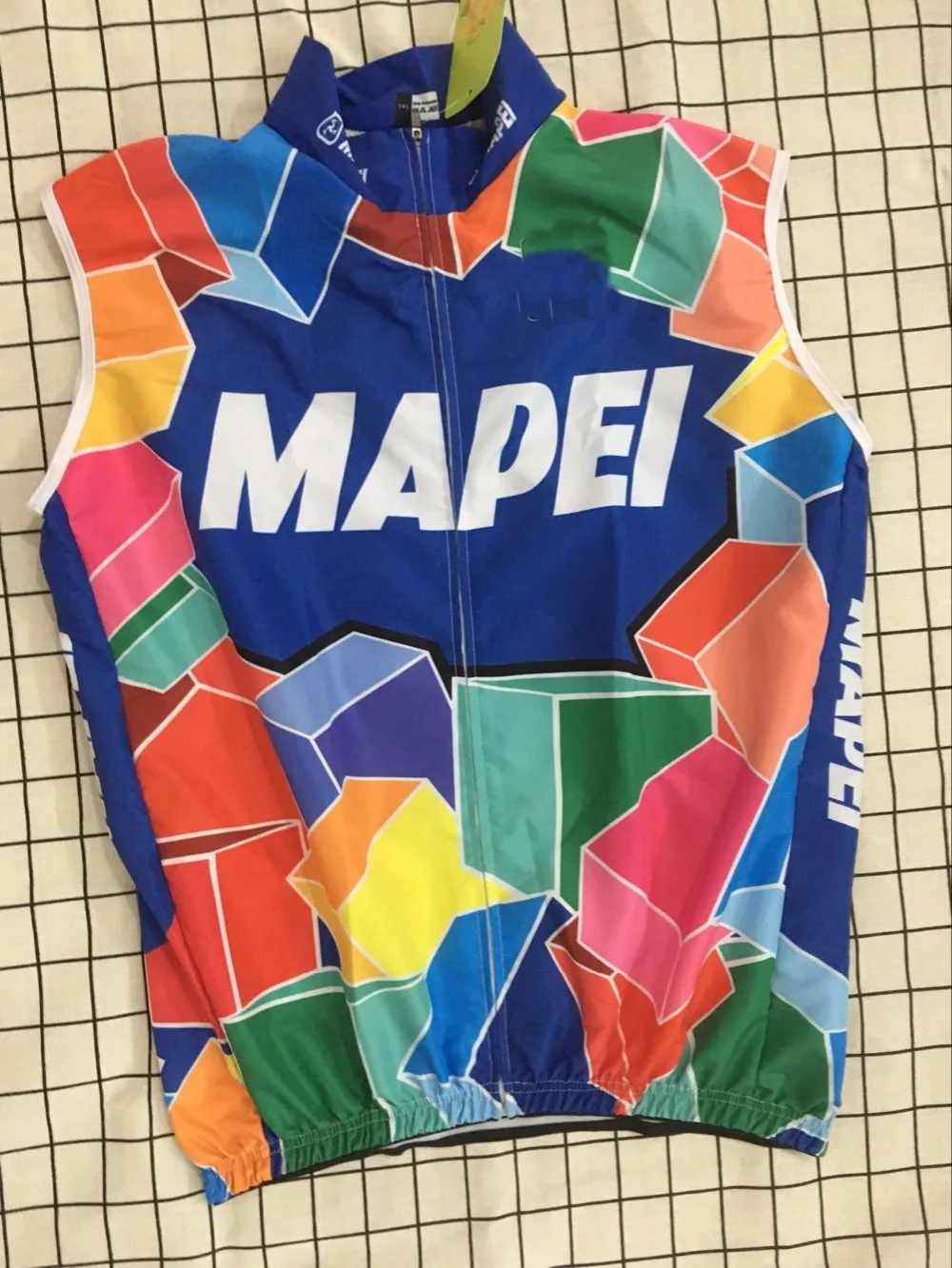 Windstopper 2018 MAPEI TEAM Ретро Классическая велосипедная куртка без рукавов жилет одежда