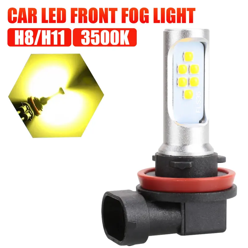 

LED 3500K Car Light Front Lamp Super Bright Fog Light LED Light Universal ATV Headlight Automotive